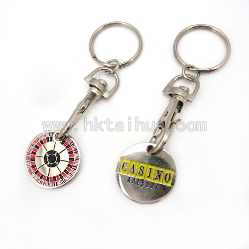 metal coin keychain